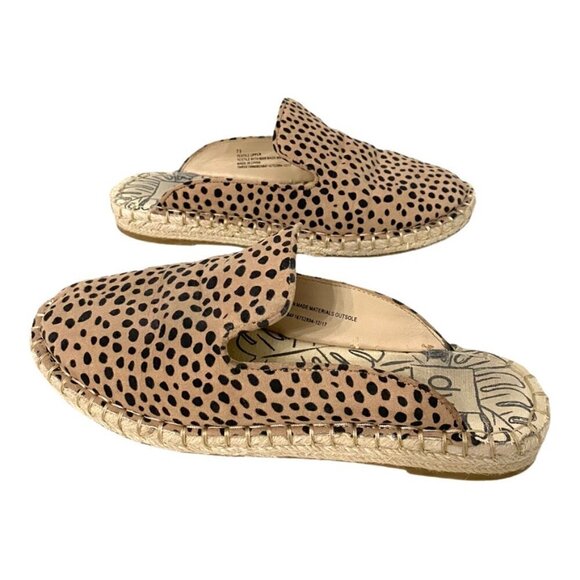 DV by Dolce Vita Elaine Leopard Slip On Espadrille Mules, Women's Size 7.5 - Picture 5 of 11